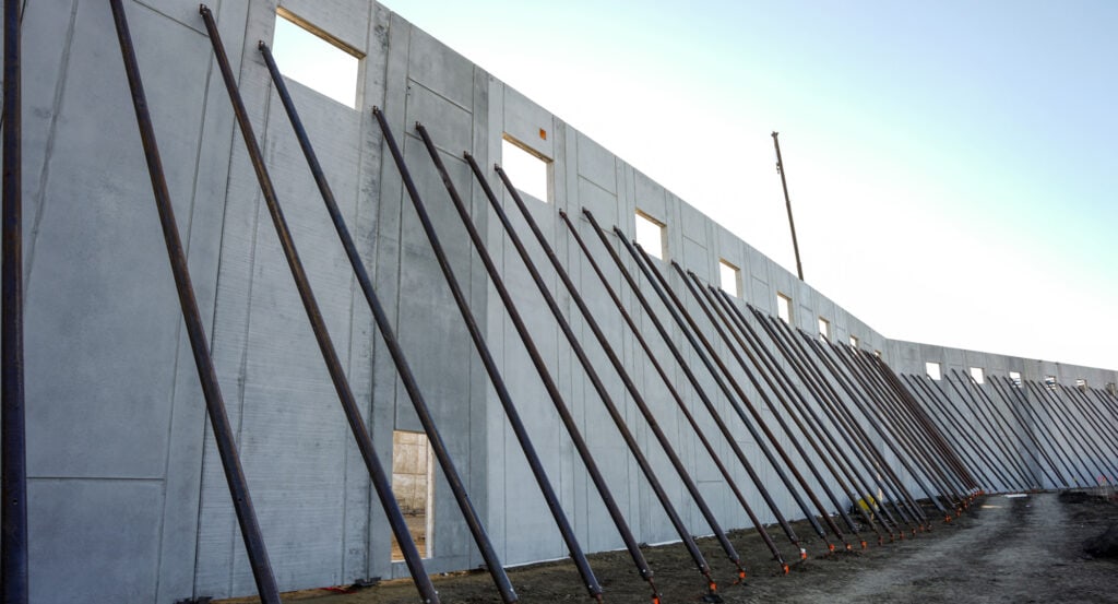 Photo Shoot for York Construction of concrete wall - ANVL Creative